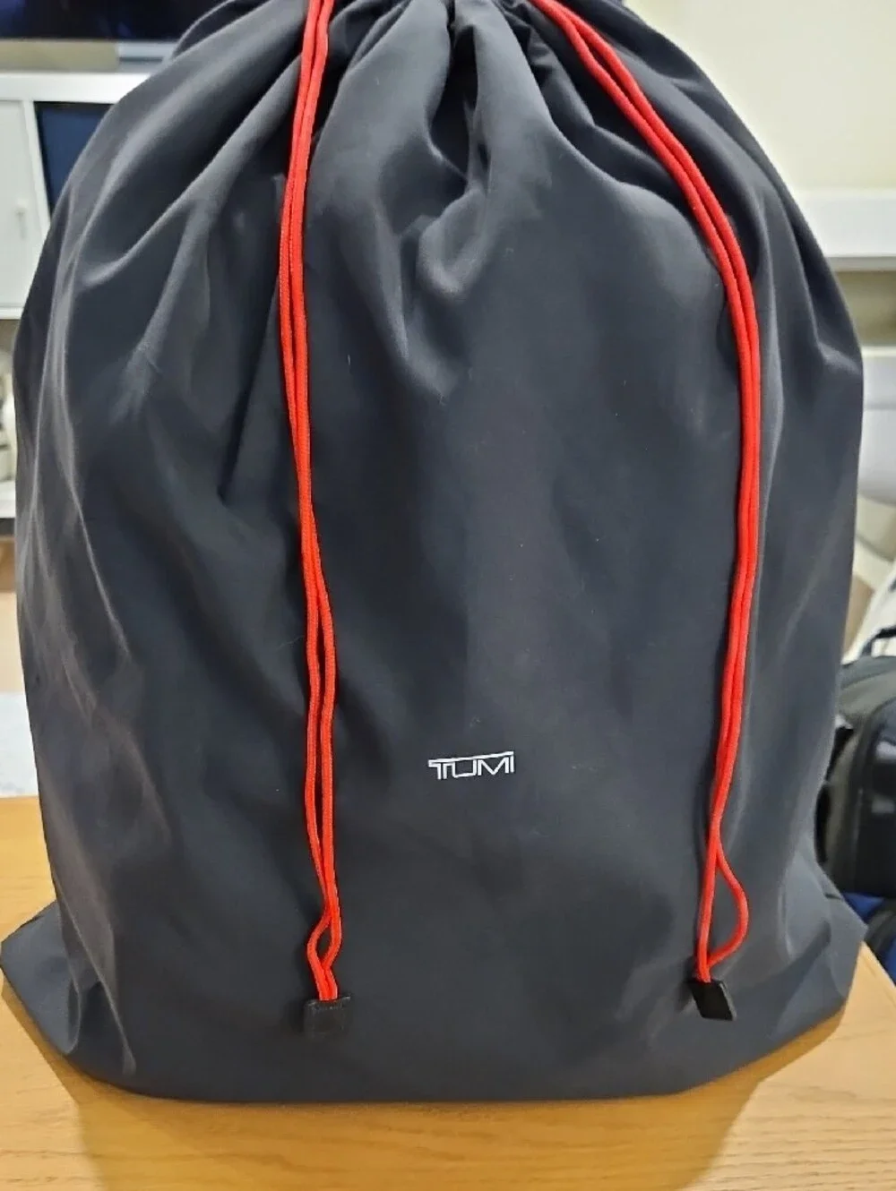 NWT!! Tumi Limited Edition NYC Poster Print Canvas Backpack with Black Trim